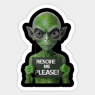 Cosmic SOS: Rescue Me, Please! Sticker